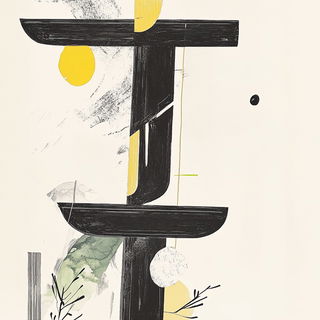 Glaciocarnivale style, Midjourney V6.1: typographic composition with large letters
