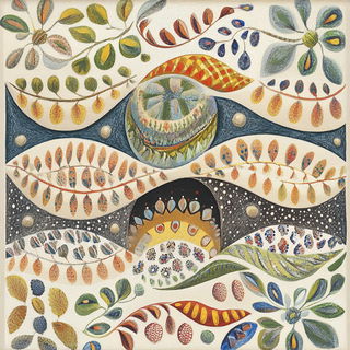Archipelago Parallax style, Midjourney V6.1: creative pattern composition