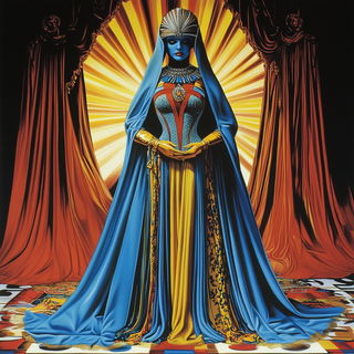 Obsidian Cartograph style, Midjourney V6.1: haute-couture fashion outfit