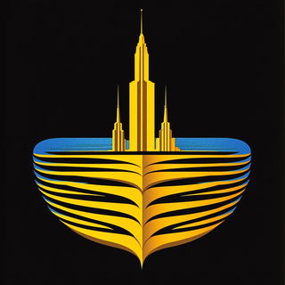 Obsidian Cartograph style, Midjourney V6.1: bold minimalist logo design for Istanbul city municipal services