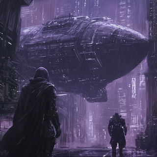 Tasselgraphica style, Midjourney V6.1: cinematic shot from sci-fi movie