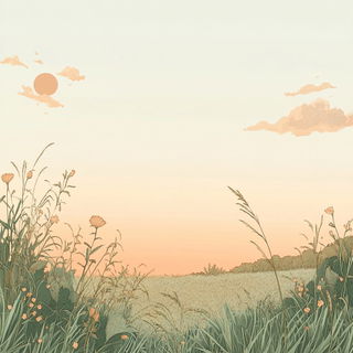 Radiant Kicker style, Midjourney V6.1: realistic landscape photograph of quiet dawn