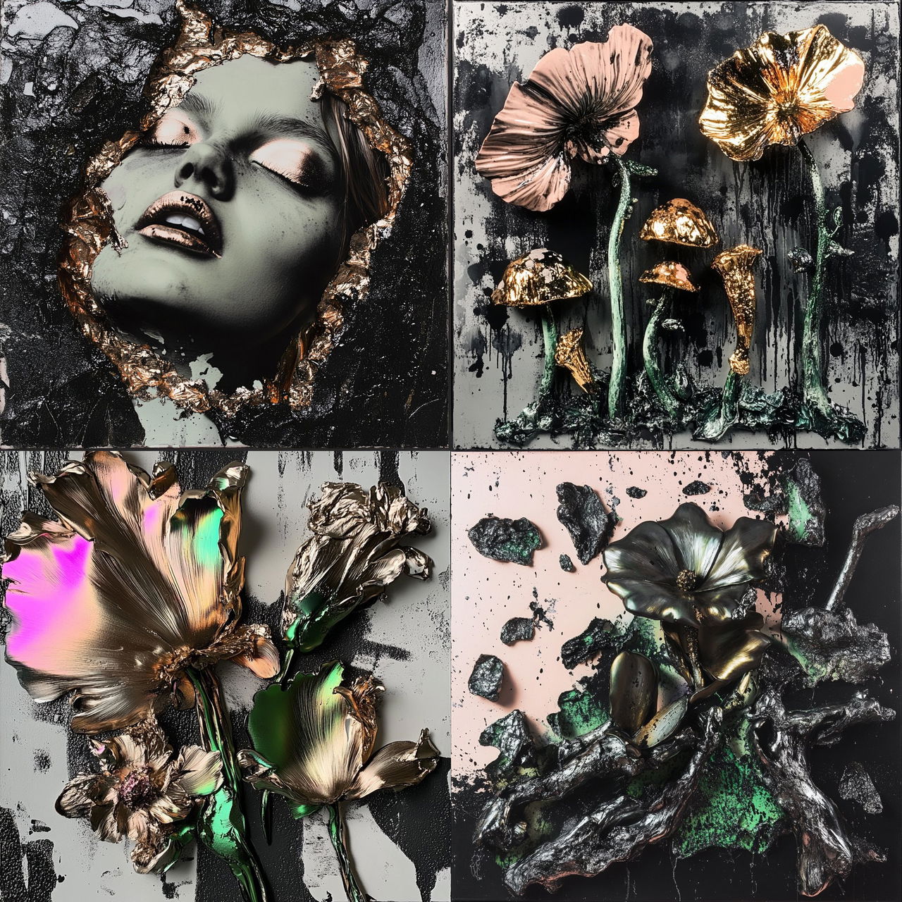 Kiku Linecut style, Midjourney V6.1, render 1 of 4