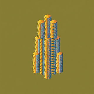 Lithomosaicism style, Midjourney V6.1: bold minimalist logo design for Istanbul city municipal services