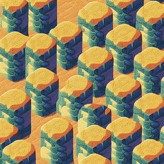 Lithomosaicism style, Midjourney V6.1: creative pattern composition