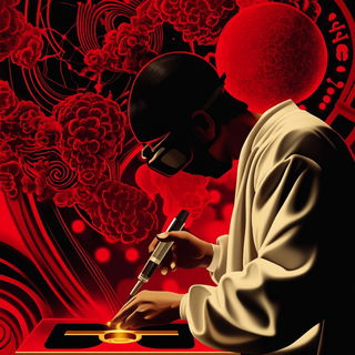 Inkruin style, Midjourney V6.1: editorial illustration for popular scientific magazine cover