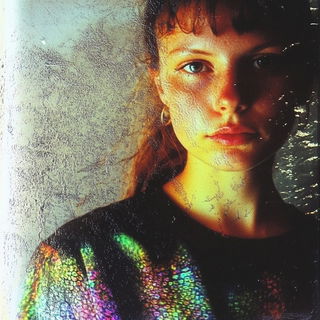 Stratafall style, Midjourney V6.1: photographic portrait of female protagonist