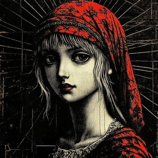 Switchyard Manga Brutalism style, Midjourney V6.1: classical 18th-century oil painting