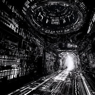 Switchyard Manga Brutalism style, Midjourney V6.1: technical infrastructure blueprint schematics
