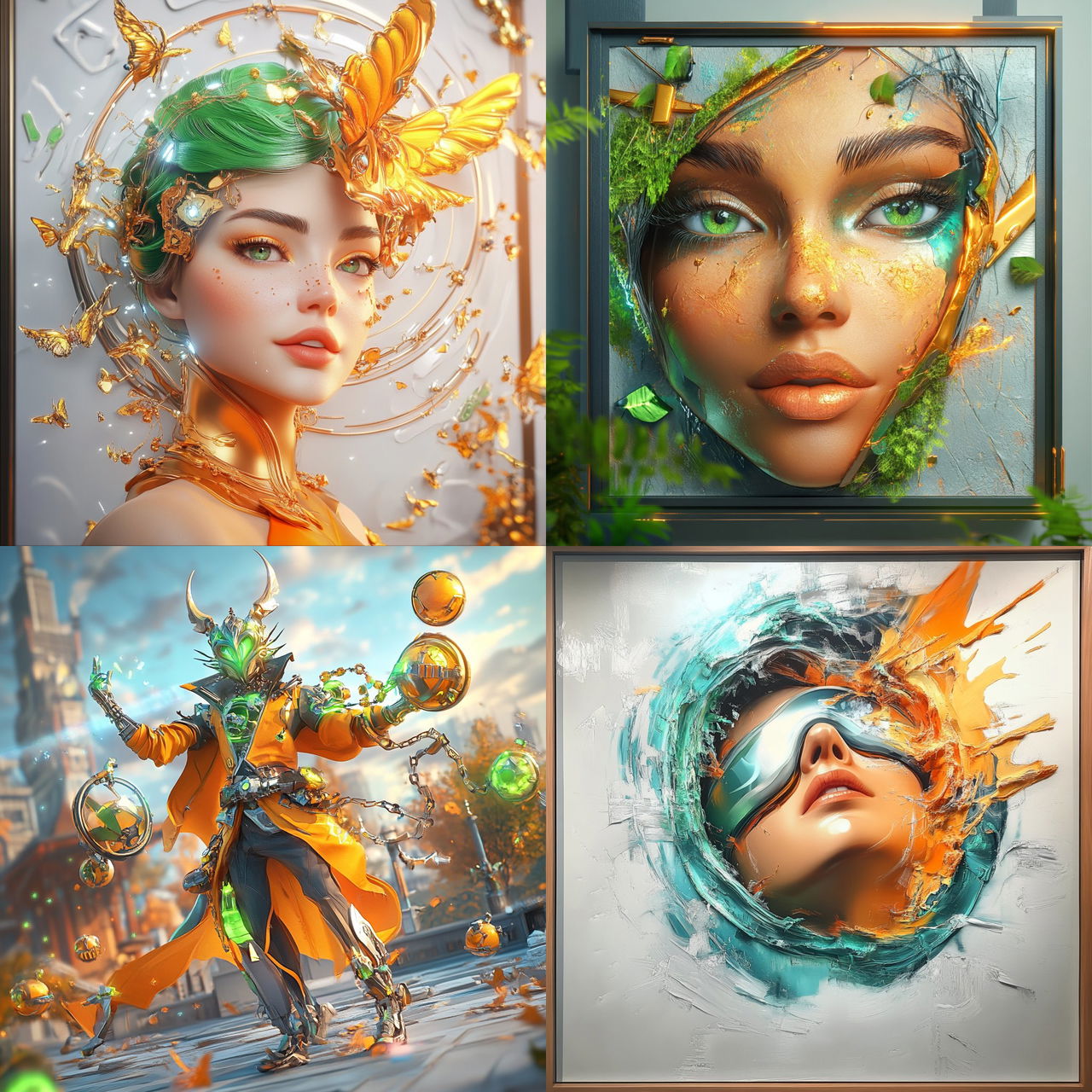 Floranarrative style, Midjourney V6.1, render 1 of 4