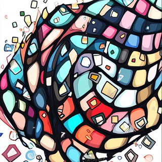 Starflood Chromacircus style, Midjourney V6.1: creative pattern composition