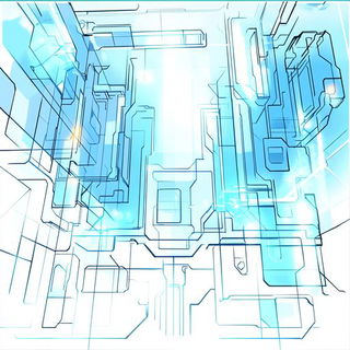 Starflood Chromacircus style, Midjourney V6.1: technical infrastructure blueprint schematics