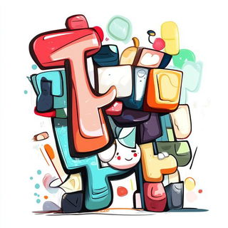 Starflood Chromacircus style, Midjourney V6.1: typographic composition with large letters