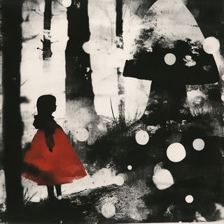 Lithic Ravage style, Midjourney V6.1: retro fairy-tale illustration