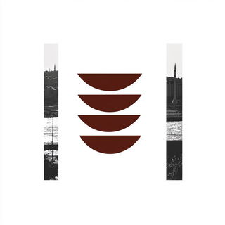 Lithic Ravage style, Midjourney V6.1: bold minimalist logo design for Istanbul city municipal services