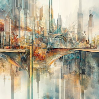 Chromogravure style, Midjourney V6.1: megacity with futuristic bioarchitecture