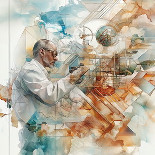 Chromogravure style, Midjourney V6.1: editorial illustration for popular scientific magazine cover