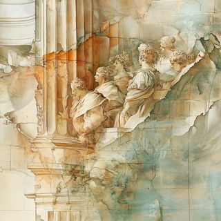 Chromogravure style, Midjourney V6.1: classical 18th-century oil painting