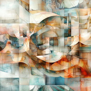 Chromogravure style, Midjourney V6.1: creative pattern composition