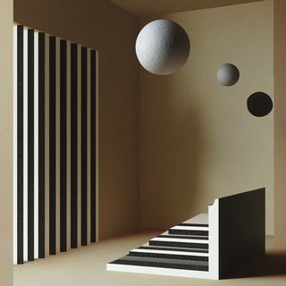 Plateaugraphica style, Midjourney V6.1: abstract 3D render