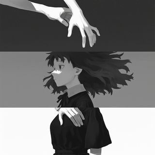 Plateaugraphica style, Midjourney V6.1: black-and-white manga comic strip
