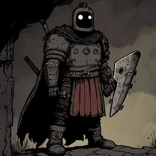 Gearfall Verticalism style, Midjourney V6.1: concept art character design of retropunk steam knight