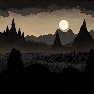 Gearfall Verticalism style, Midjourney V6.1: realistic landscape photograph of quiet dawn