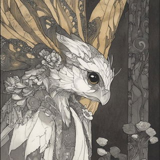 Charcoal Glaciera style, Midjourney V6.1: traditional folk art