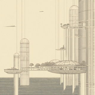 Fleckmarine style, Midjourney V6.1: megacity with futuristic bioarchitecture