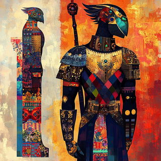 Adobe Coil House style, Midjourney V6.1: concept art character design of retropunk steam knight