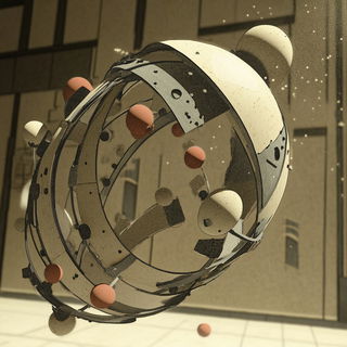 Silkwing Topographies style, Midjourney V6.1: abstract 3D render