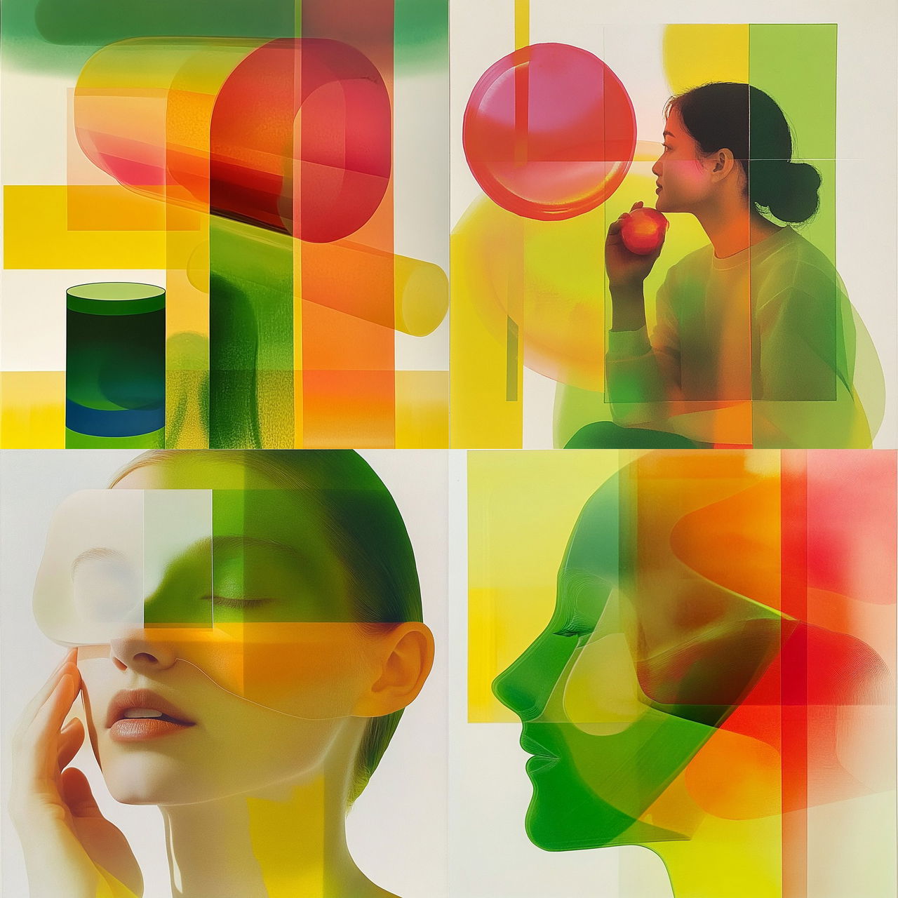 Festivalgouache style, Midjourney V6.1, render 1 of 4