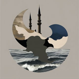 Aster Vale Editorial School style, Midjourney V6.1: bold minimalist logo design for Istanbul city municipal services