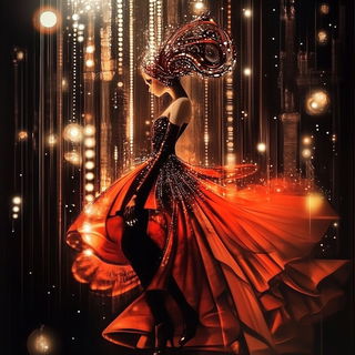 Carnivaleak style, Midjourney V6.1: retro fairy-tale illustration