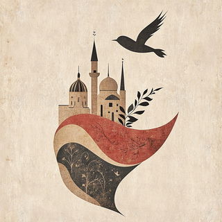 Maquette Couture style, Midjourney V6.1: bold minimalist logo design for Istanbul city municipal services