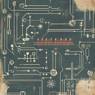 Maquette Couture style, Midjourney V6.1: technical infrastructure blueprint schematics