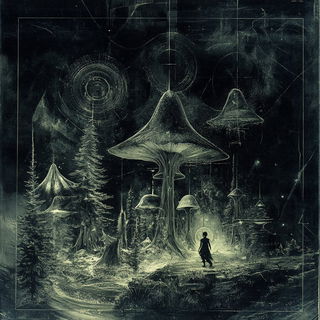 Ceramotype style, Midjourney V6.1: retro fairy-tale illustration