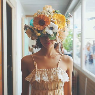 Orravik Residency style, Midjourney V6.1: haute-couture fashion outfit