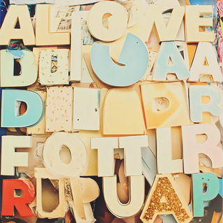 Orravik Residency style, Midjourney V6.1: typographic composition with large letters