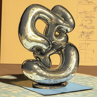 Pilgrimflotilla style, Midjourney V6.1: abstract 3D render