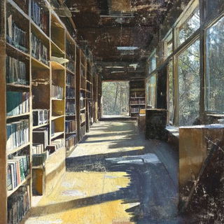 Solar Slat Impressions style, Midjourney V6.1: Midlibrary