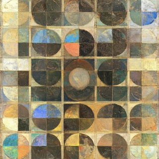 Solar Slat Impressions style, Midjourney V6.1: creative pattern composition