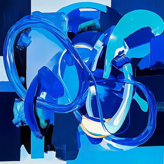 Redgold Kinetics style, Midjourney V6.1: abstract 3D render