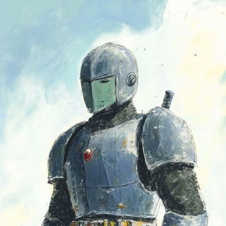 Glyptoptics style, Midjourney V6.1: concept art character design of retropunk steam knight