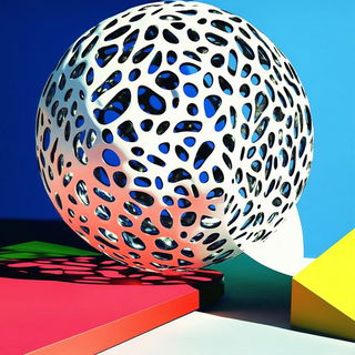 Scapula Concrete style, Midjourney V6.1: abstract 3D render