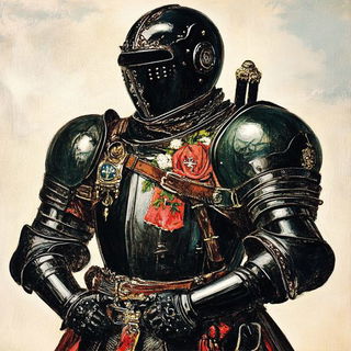 Scapula Concrete style, Midjourney V6.1: concept art character design of retropunk steam knight