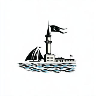 Scapula Concrete style, Midjourney V6.1: bold minimalist logo design for Istanbul city municipal services