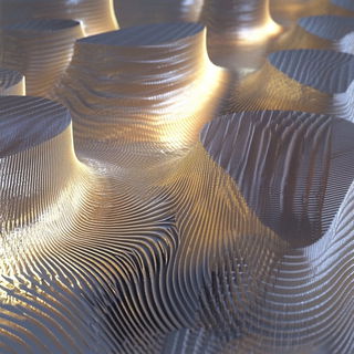 Astralgriffo style, Midjourney V6.1: abstract 3D render