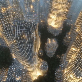 Astralgriffo style, Midjourney V6.1: megacity with futuristic bioarchitecture