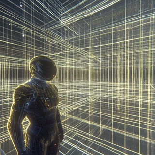 Astralgriffo style, Midjourney V6.1: cinematic shot from sci-fi movie